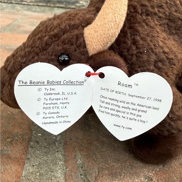 NWT Ty “ Roam” Beanie Baby Collection Plush Bison - Picture 6 of 6